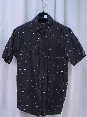 Eddie Bauer Charcoal Men's Shirt with White Accents